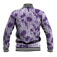 Mokihana Maile Ilima Leis Paniolo Palaka Baseball Jacket Hawaiian Poni Spirit - Polynesian Pride