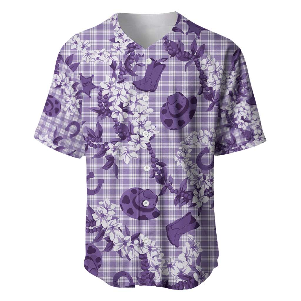 Mokihana Maile Ilima Leis Paniolo Palaka Baseball Jersey Hawaiian Poni Spirit - Polynesian Pride