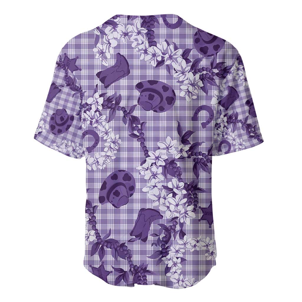 Mokihana Maile Ilima Leis Paniolo Palaka Baseball Jersey Hawaiian Poni Spirit - Polynesian Pride