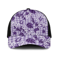 Mokihana Maile Ilima Leis Paniolo Palaka Baseball Net Cap Hawaiian Poni Spirit - Polynesian Pride