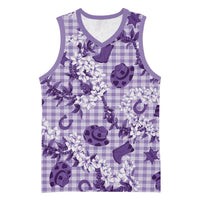 Mokihana Maile Ilima Leis Paniolo Palaka Basketball Jersey Hawaiian Poni Spirit - Polynesian Pride