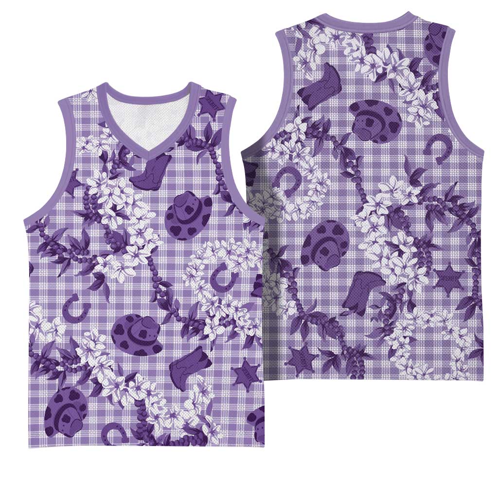 Mokihana Maile Ilima Leis Paniolo Palaka Basketball Jersey Hawaiian Poni Spirit - Polynesian Pride