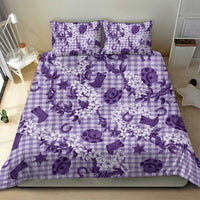 Mokihana Maile Ilima Leis Paniolo Palaka Bedding Set Hawaiian Poni Spirit - Polynesian Pride