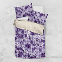 Mokihana Maile Ilima Leis Paniolo Palaka Bedding Set Hawaiian Poni Spirit - Polynesian Pride