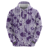 Mokihana Maile Ilima Leis Paniolo Palaka Hoodie Hawaiian Poni Spirit - Polynesian Pride