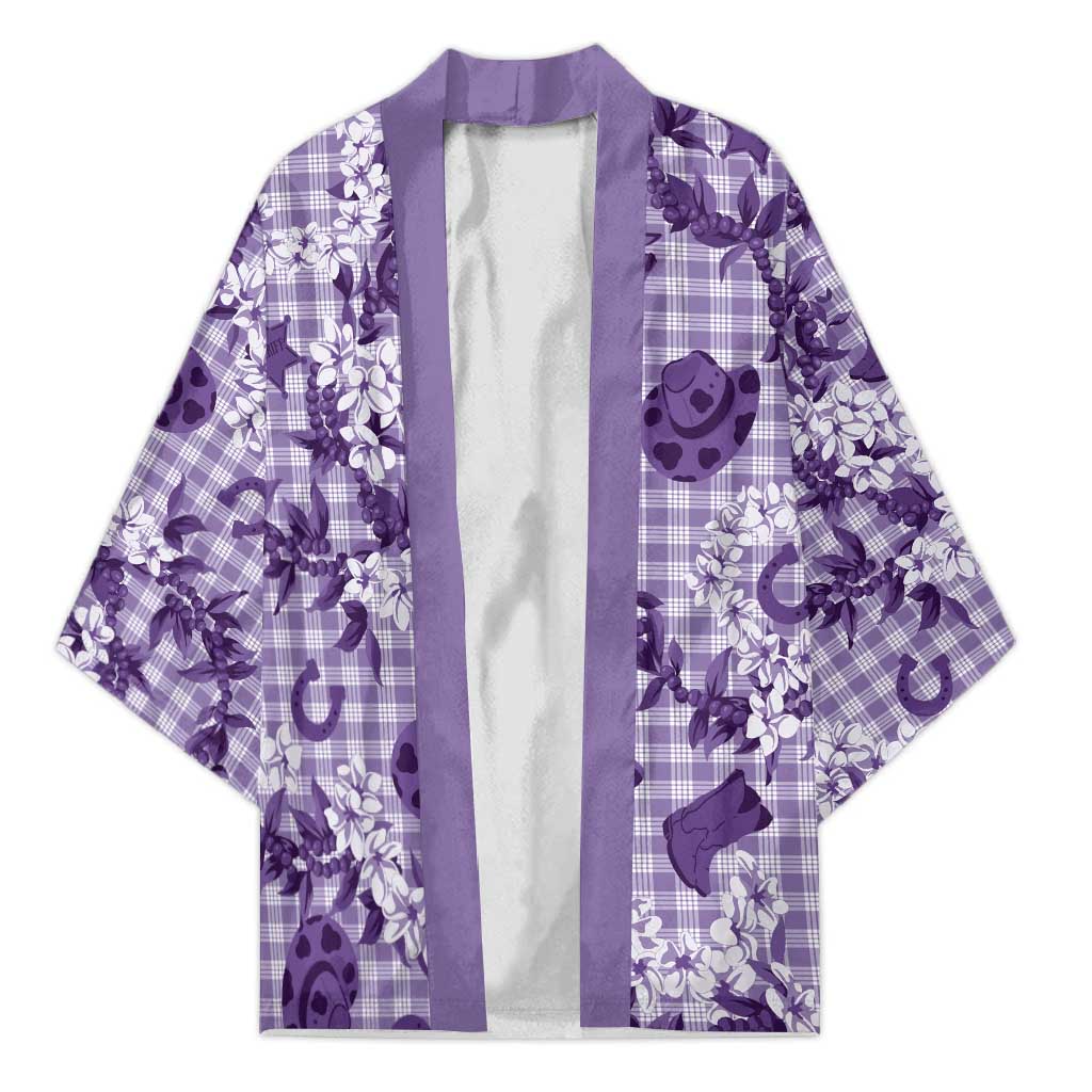 Mokihana Maile Ilima Leis Paniolo Palaka Kimono Hawaiian Poni Spirit - Polynesian Pride