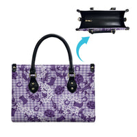 Mokihana Maile Ilima Leis Paniolo Palaka Leather Bag Hawaiian Poni Spirit - Polynesian Pride