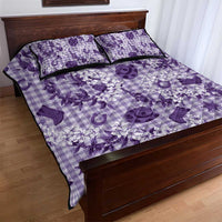 Mokihana Maile Ilima Leis Paniolo Palaka Quilt Bed Set Hawaiian Poni Spirit - Polynesian Pride