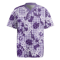 Mokihana Maile Ilima Leis Paniolo Palaka Rugby Jersey Hawaiian Poni Spirit - Polynesian Pride