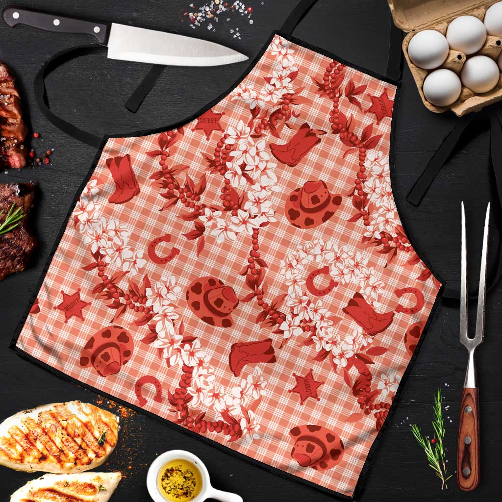 Mokihana Maile Ilima Leis Paniolo Palaka Apron Hawaiian Ulaula Spirit - Polynesian Pride