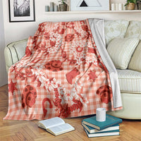 Mokihana Maile Ilima Leis Paniolo Palaka Blanket Hawaiian Ulaula Spirit - Polynesian Pride