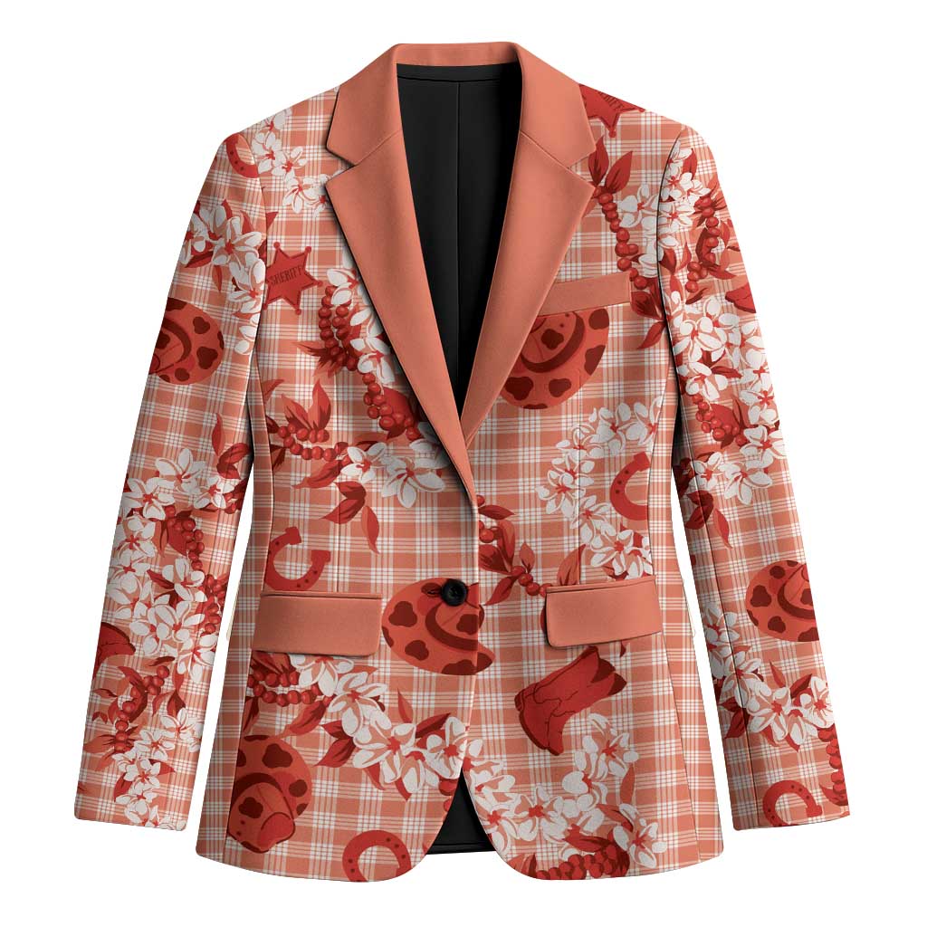 Mokihana Maile Ilima Leis Paniolo Palaka Blazer Hawaiian Ulaula Spirit - Polynesian Pride