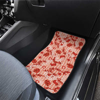 Mokihana Maile Ilima Leis Paniolo Palaka Car Mats Hawaiian Ulaula Spirit - Polynesian Pride