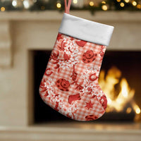 Mokihana Maile Ilima Leis Paniolo Palaka Christmas Stocking Hawaiian Ulaula Spirit - Polynesian Pride