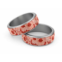 Mokihana Maile Ilima Leis Paniolo Palaka Classic Ring Hawaiian Ulaula Spirit - Polynesian Pride