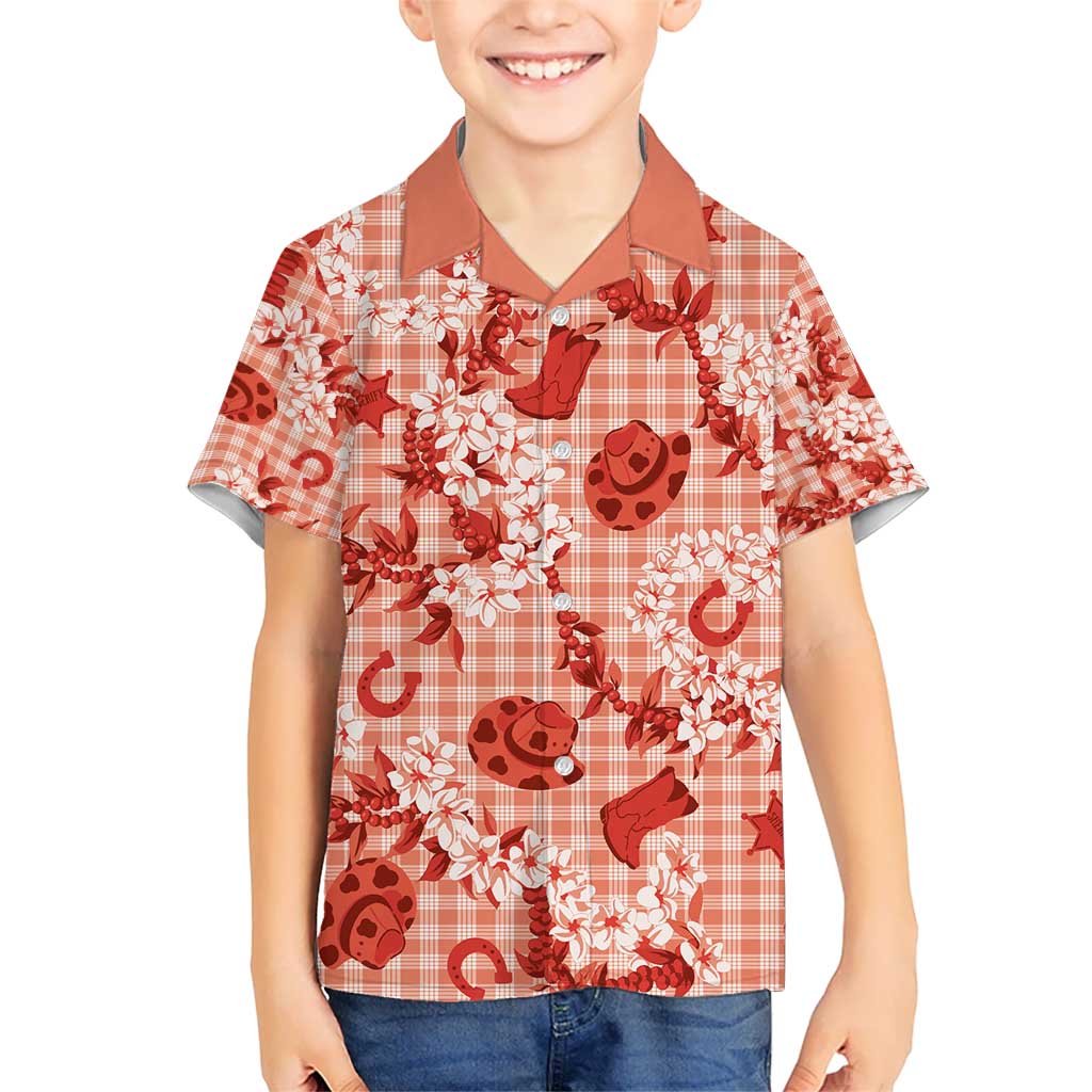 Mokihana Maile Ilima Leis Paniolo Palaka Hawaiian Shirt Hawaiian Ulaula Spirit - Polynesian Pride
