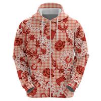 Mokihana Maile Ilima Leis Paniolo Palaka Hoodie Hawaiian Ulaula Spirit - Polynesian Pride