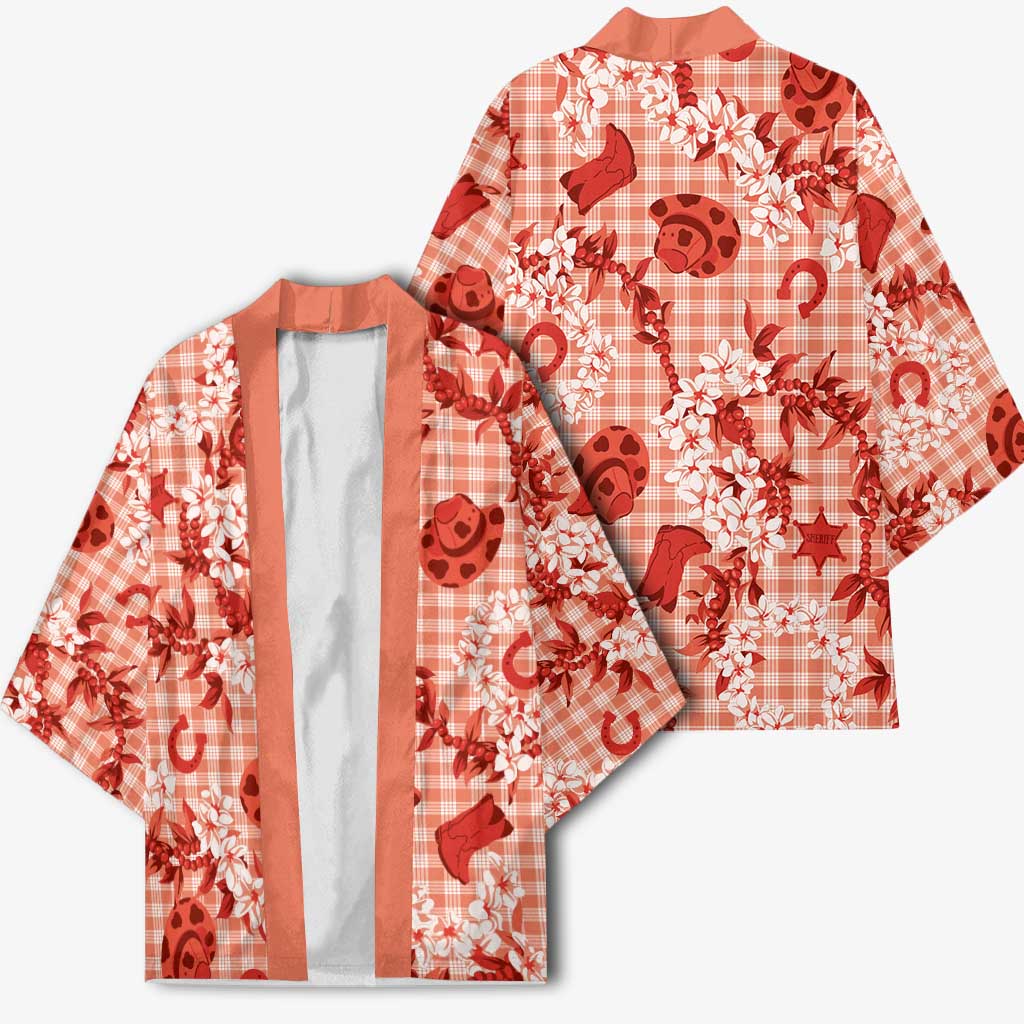 Mokihana Maile Ilima Leis Paniolo Palaka Kimono Hawaiian Ulaula Spirit - Polynesian Pride