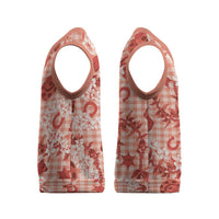 Mokihana Maile Ilima Leis Paniolo Palaka Christmas Knitted V-Neck Vest Hawaiian Ulaula Spirit - Polynesian Pride