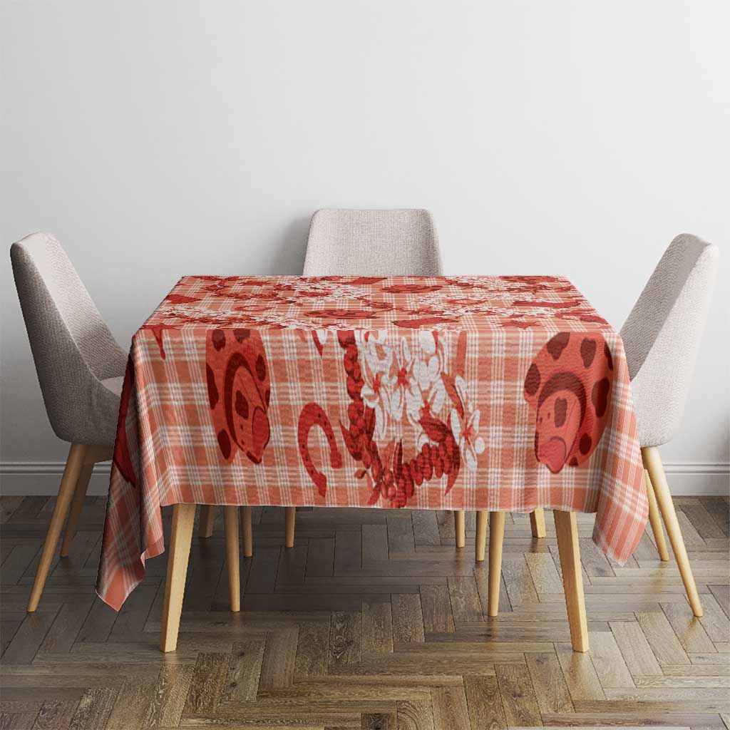 Mokihana Maile Ilima Leis Paniolo Palaka Tablecloth Hawaiian Ulaula Spirit - Polynesian Pride