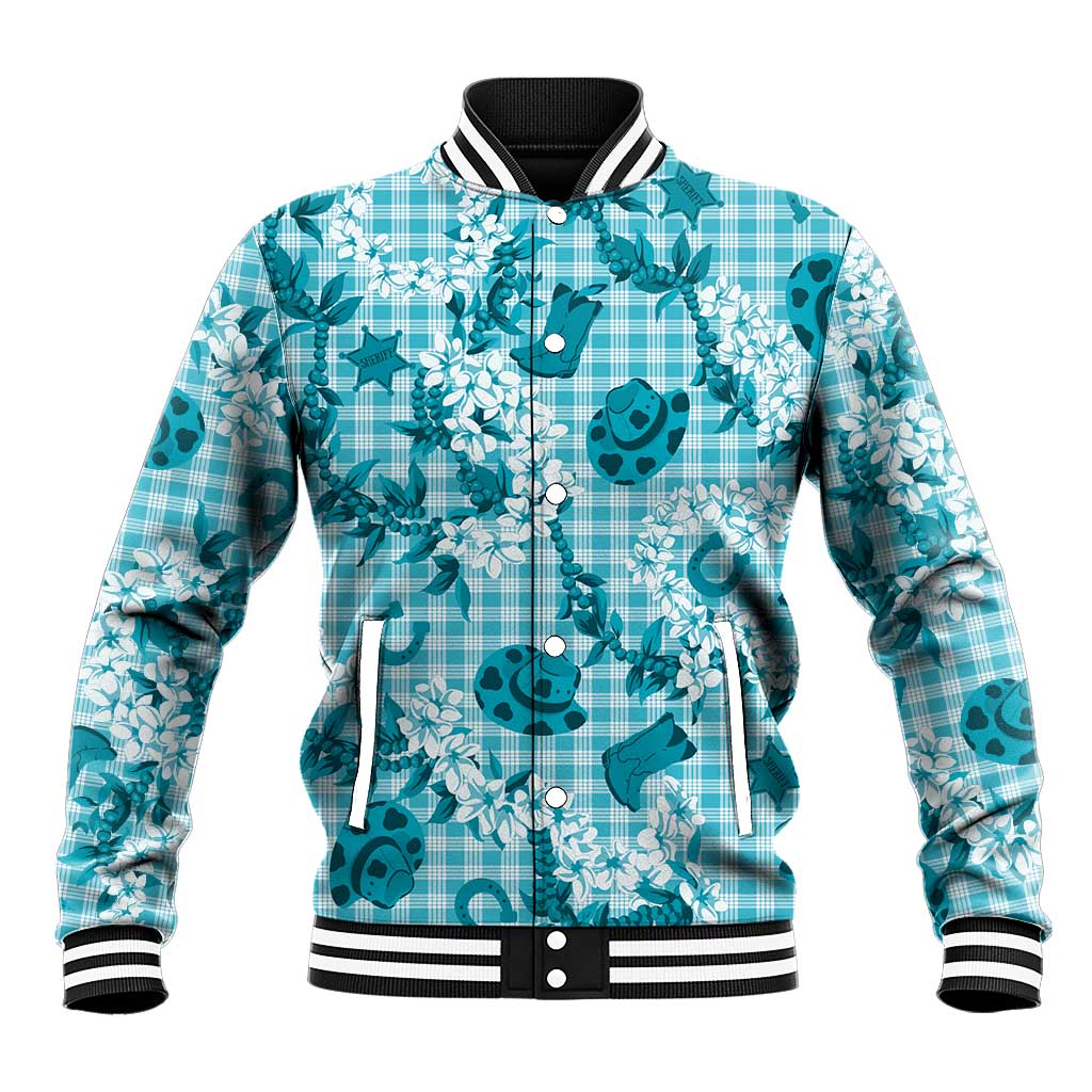 Mokihana Maile Ilima Leis Paniolo Palaka Baseball Jacket Hawaiian Polu Opa Spirit - Polynesian Pride