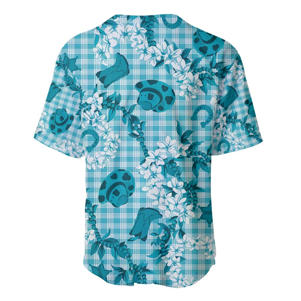 Mokihana Maile Ilima Leis Paniolo Palaka Baseball Jersey Hawaiian Polu Opa Spirit - Polynesian Pride