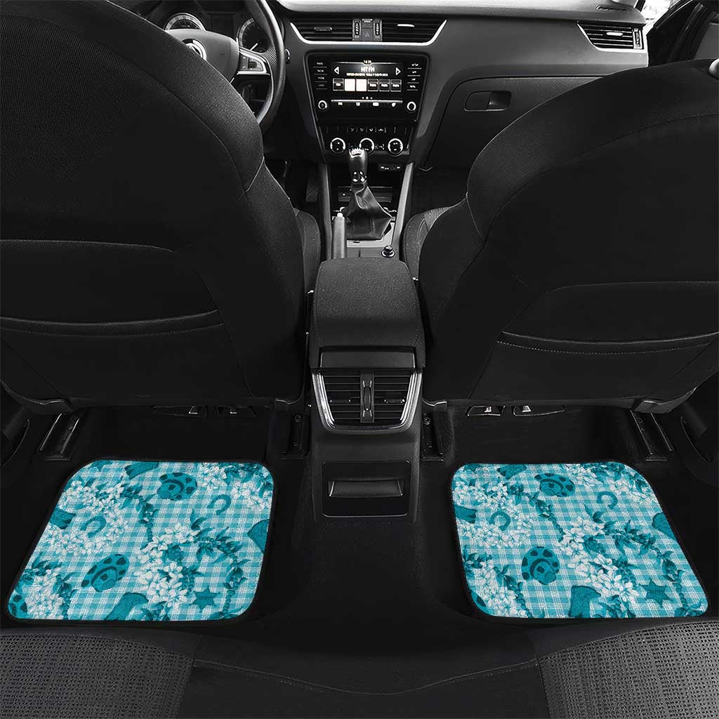 Mokihana Maile Ilima Leis Paniolo Palaka Car Mats Hawaiian Polu Opa Spirit - Polynesian Pride