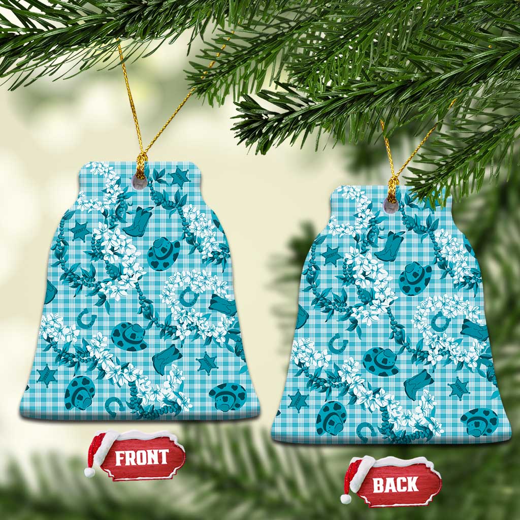 Mokihana Maile Ilima Leis Paniolo Palaka Ceramic Ornament Hawaiian Polu Opa Spirit - Polynesian Pride