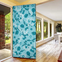 Mokihana Maile Ilima Leis Paniolo Palaka Door Cover Hawaiian Polu Opa Spirit - Polynesian Pride