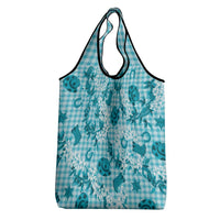 Mokihana Maile Ilima Leis Paniolo Palaka Grocery Bag Hawaiian Polu Opa Spirit - Polynesian Pride