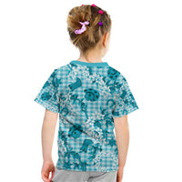 Mokihana Maile Ilima Leis Paniolo Palaka Kid T Shirt Hawaiian Polu Opa Spirit - Polynesian Pride