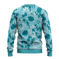 Mokihana Maile Ilima Leis Paniolo Palaka Ugly Christmas Sweater Hawaiian Polu Opa Spirit - Polynesian Pride