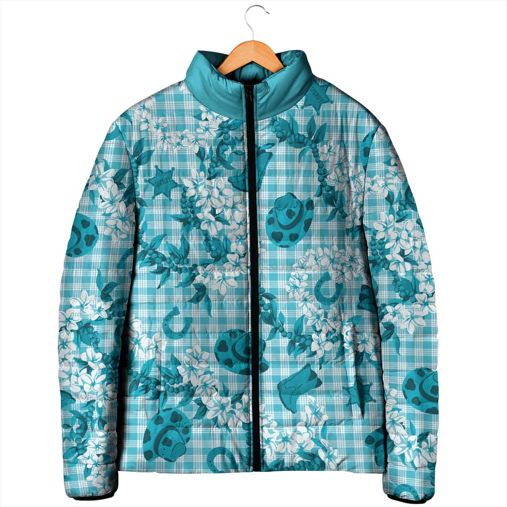 Mokihana Maile Ilima Leis Paniolo Palaka Padded Jacket Hawaiian Polu Opa Spirit - Polynesian Pride