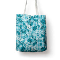 Mokihana Maile Ilima Leis Paniolo Palaka Tote Bag Hawaiian Polu Opa Spirit - Polynesian Pride