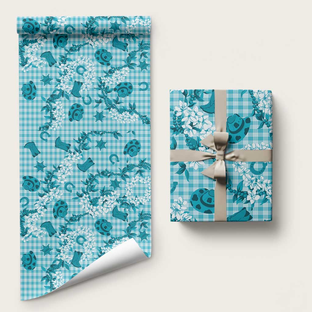 Mokihana Maile Ilima Leis Paniolo Palaka Wrapping Paper Hawaiian Polu Opa Spirit - Polynesian Pride