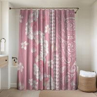 Soft Pink Hawaii Anthurium Plumeria Lei Bathroom Set