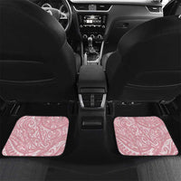Soft Pink Hawaii Anthurium Plumeria Lei Car Mats