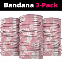 Soft Pink Hawaii Anthurium Plumeria Lei Neck Gaiter
