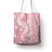 Soft Pink Hawaii Anthurium Plumeria Lei Tote Bag