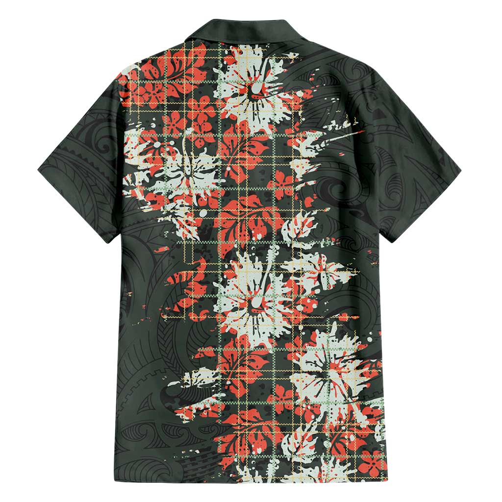 Hawaii Tartan With Hibiscus Family Matching Puletasi and Hawaiian Shirt Polynesian Pattern Vintage LT9 - Polynesian Pride