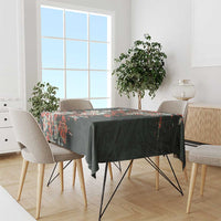 Hawaii Tartan With Hibiscus Tablecloth Polynesian Pattern Vintage LT9 - Polynesian Pride