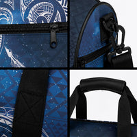 Matariki Galaxy Duffle Bag New Zealand Map Maori Pattern LT9 - Polynesian Pride