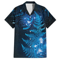 New Zealand Matariki Hawaiian Shirt Blue Milky Way Stars Night Sky LT9 Blue - Polynesian Pride