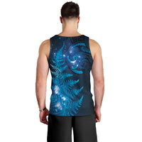 New Zealand Matariki Men Tank Top Blue Milky Way Stars Night Sky LT9 - Polynesian Pride