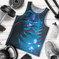 New Zealand Matariki Men Tank Top Blue Milky Way Stars Night Sky LT9 - Polynesian Pride