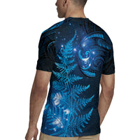 New Zealand Matariki Rugby Jersey Blue Milky Way Stars Night Sky