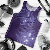 New Zealand Matariki Men Tank Top Purple Milky Way Stars Night Sky LT9 - Polynesian Pride