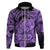 Custom Polynesian Pride Happy Father Day Hoodie I Love You Dad Polynesian Tribal Purple LT9 Zip Hoodie Purple - Polynesian Pride