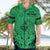 Personalised Polynesian Father's Day Gift For Dad Hawaiian Shirt Super Father In The World - Green Polynesian Pattern LT9 - Polynesian Pride