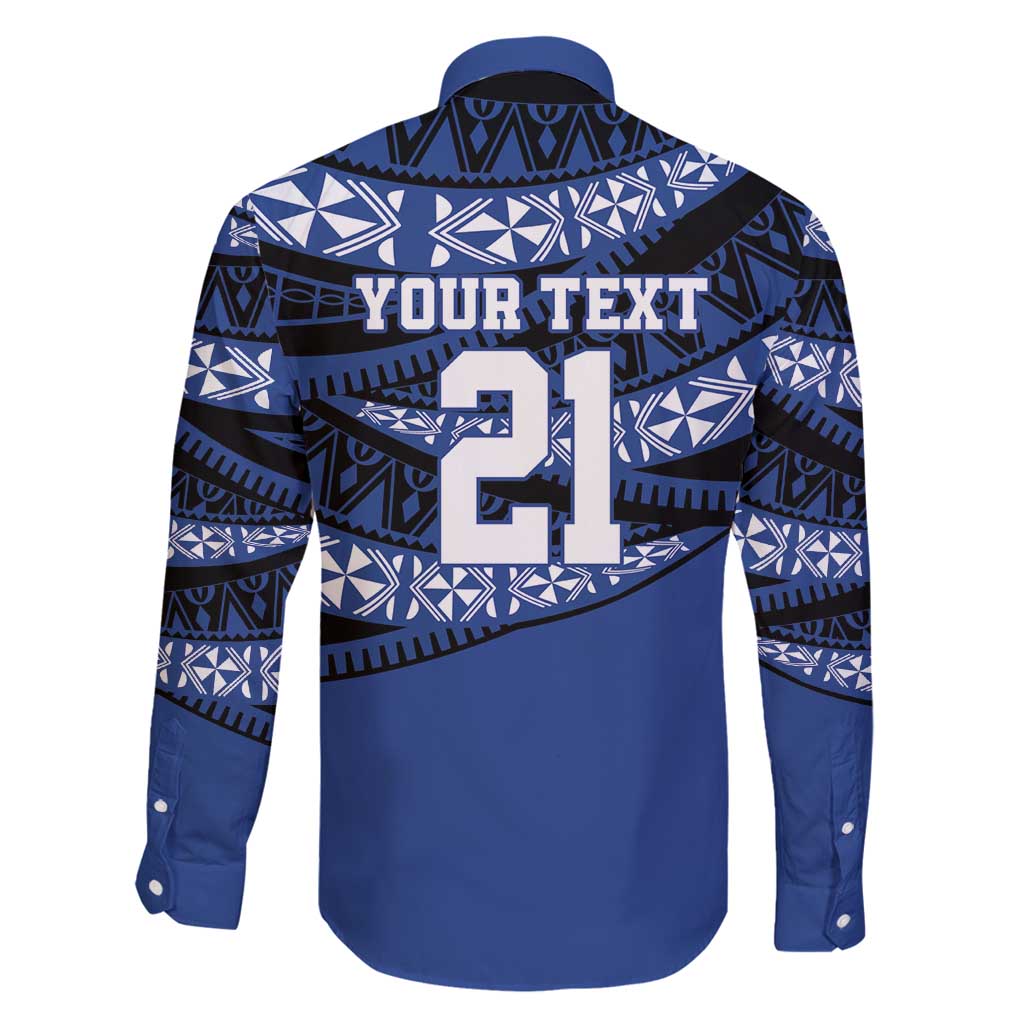 Fiji Rugby Pacific Custom Family Matching Long Sleeve Bodycon Dress and Hawaiian Shirt Pasifika Tapa Pattern LT9 - Polynesian Pride